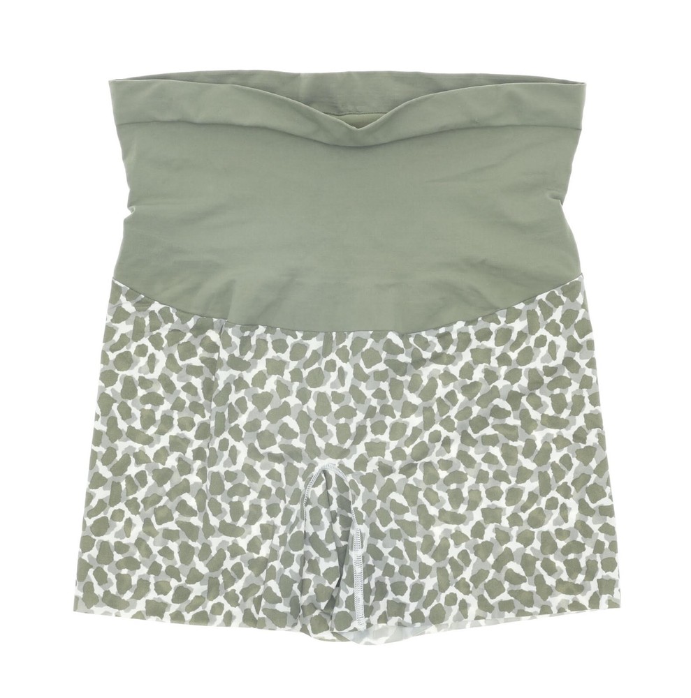 Spanx L54342 Green Pattern Shorts Women’s Size L