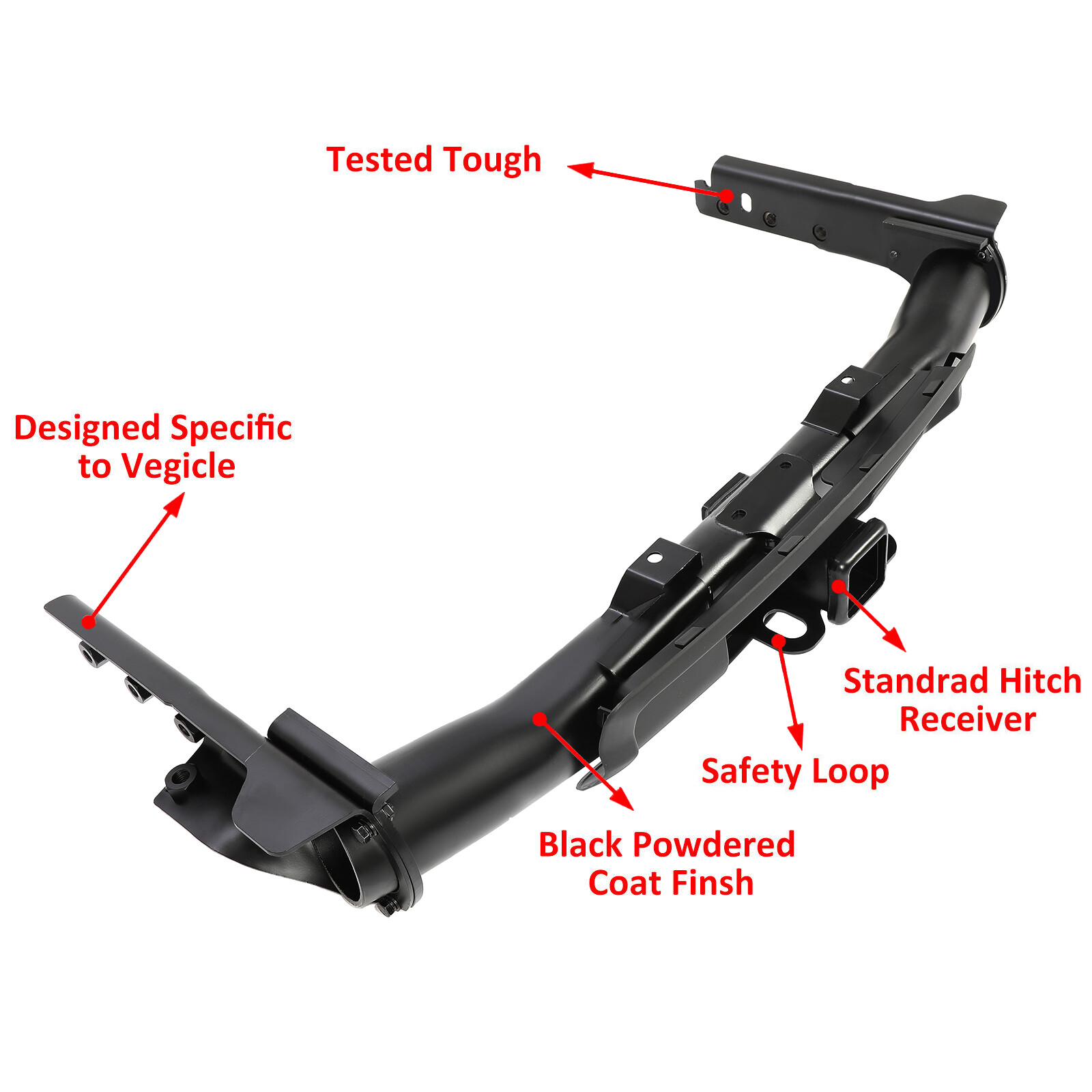 For Jeep Grand Cherokee 2011-2022 Trailer Hitch Receiver Hitch Bezel 82212180AD