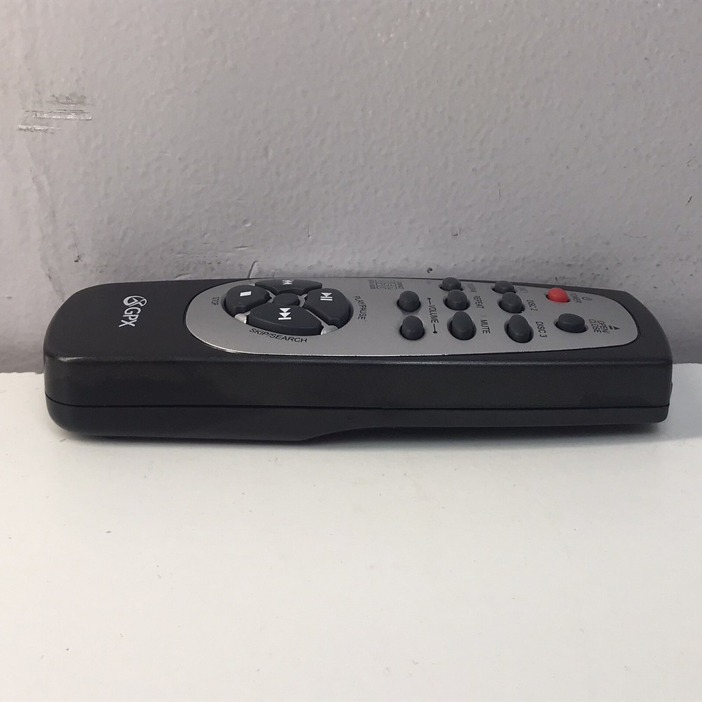 GPX CD Compact 3-Disc Carousel Changer Remote Control CD48PRC OEM Cleaned Tested