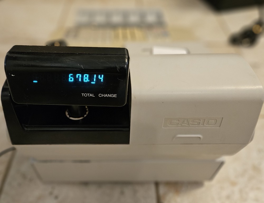 Casio CE-300 Electronic Cash Register with PGM Key