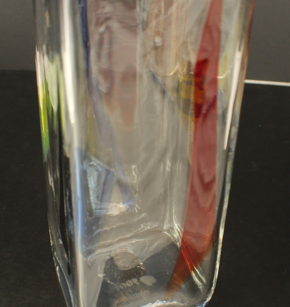 Vintage Tall Signed Blenko 2006 18 3/4"H x 4"W