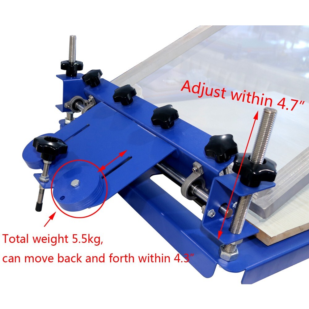 Micro-adjust 1 Color Screen Printing Machine 30" x 24" Pallet Press Printer