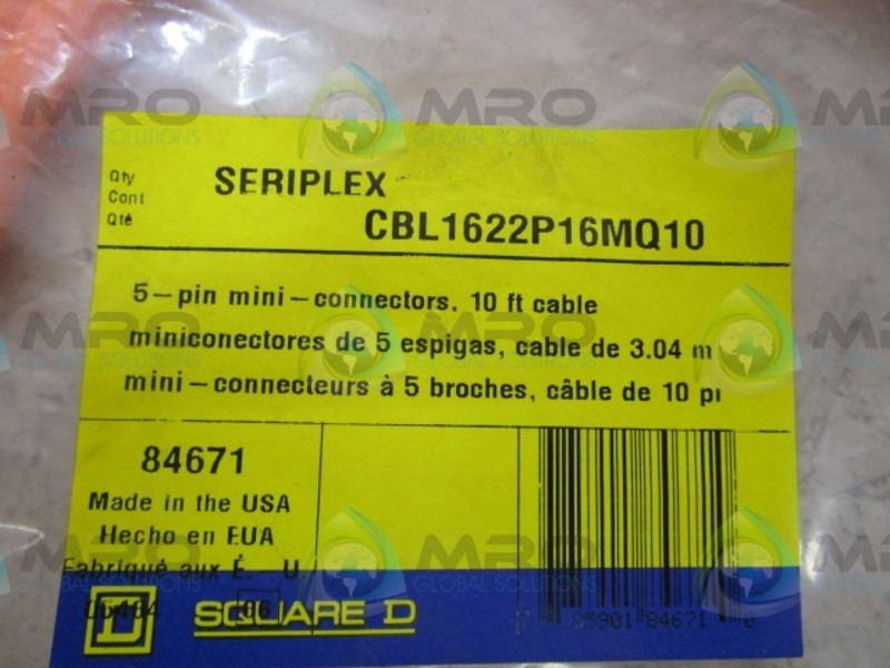 SQUARE D CBL1622P16MQ10 CABLE NSMP