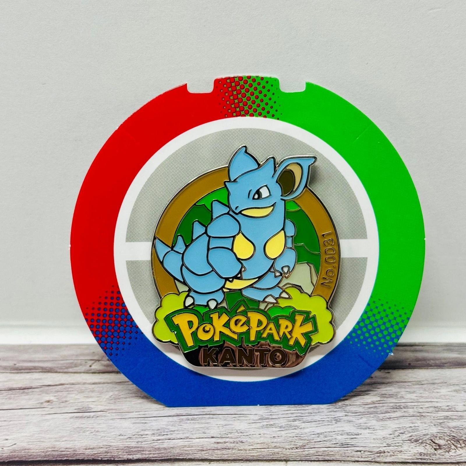 Pokemon PokePark Kanto Nidoqueen Official Pin Badge No. 0031 New Japan US Seller