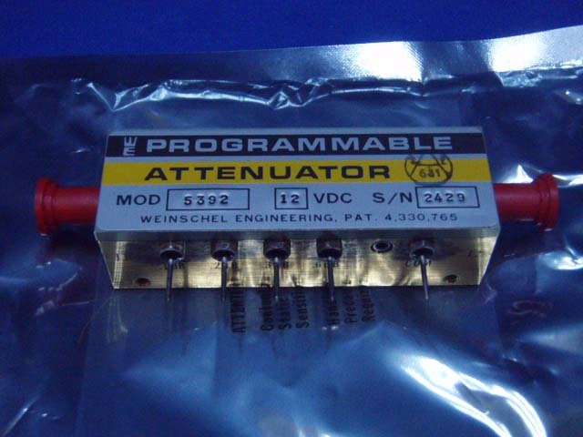 WEINSCHEL MODEL 5392 PROGRAMMABLE ATTENUATOR