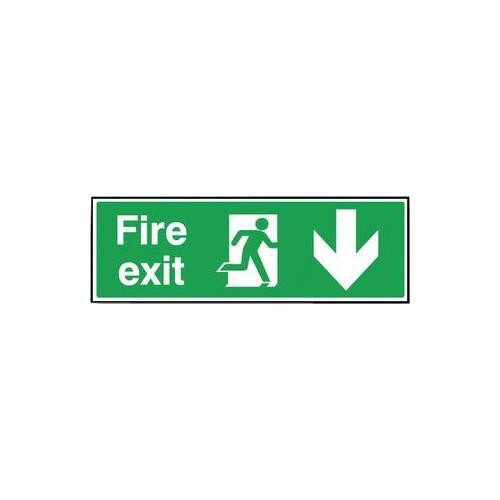 RT05762 SIGNAL Hard Plastic Down Emergency Exit 12008L