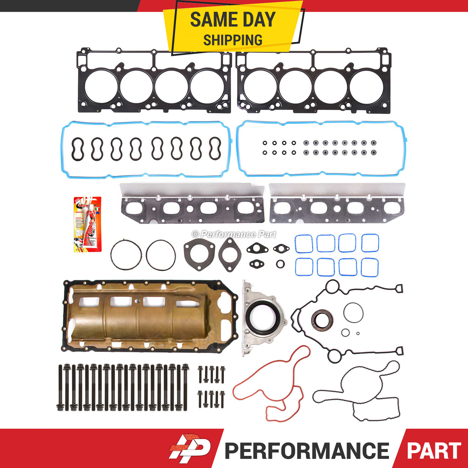 Full Gasket Set Head Bolts for 09-12 Chrysler Dodge Ram 1500 2500 3500 5.7L