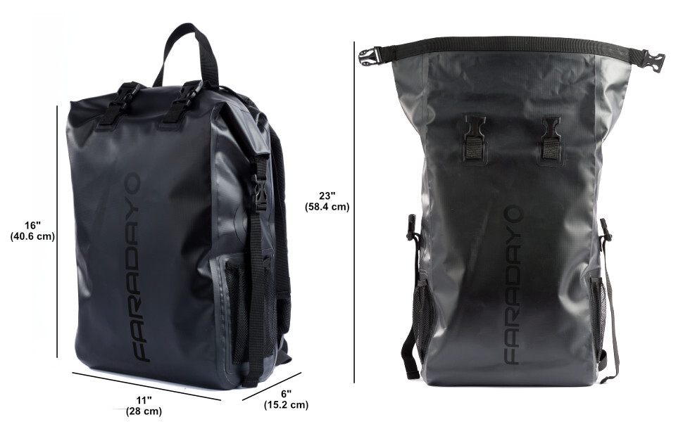 Faraday Defense Waterproof Faraday Dry Bag - 17L Backpack - Fast, Easy Access