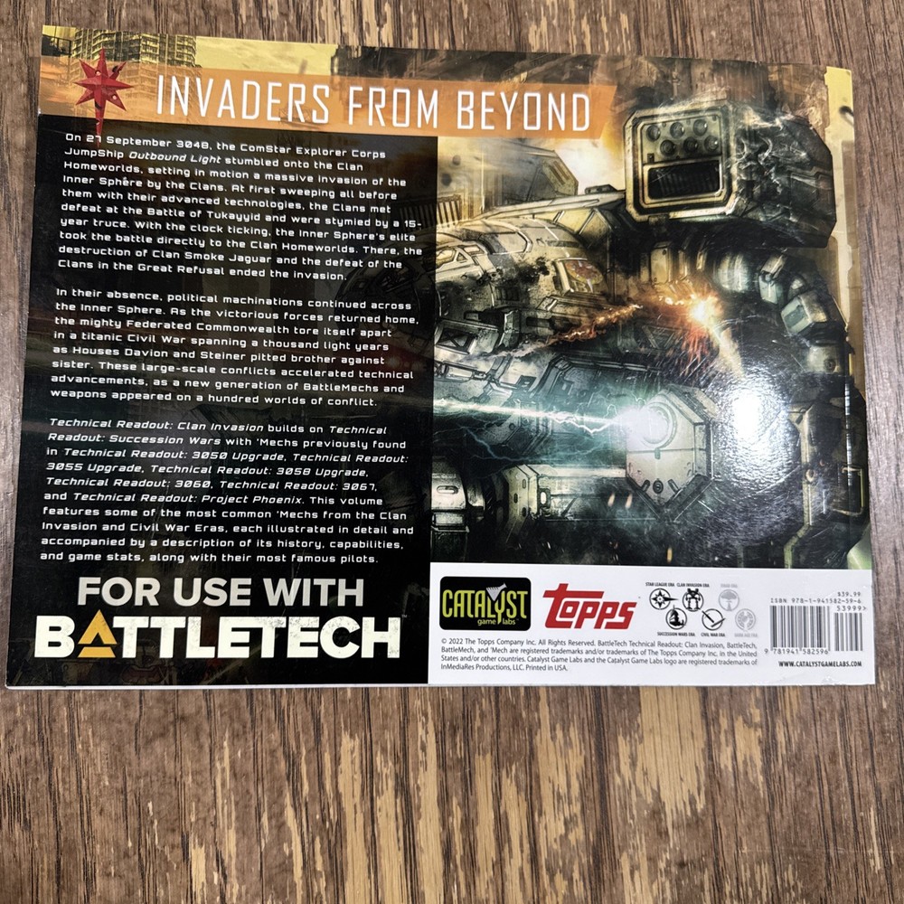 BattleTech Technical Readout: Clan Invasion – Iconic Clan & Inner Sphere ’Mechs