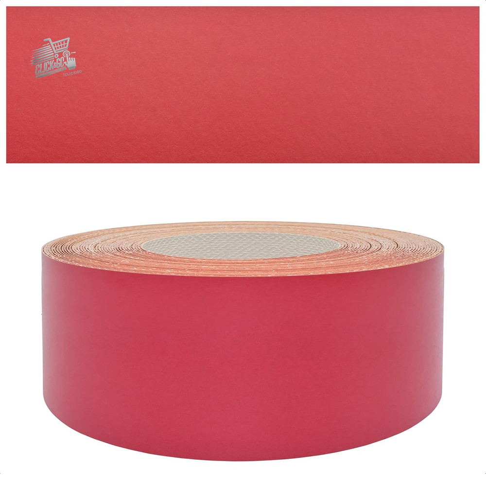 ® - Red Effect Edge | 45mm X 50M | Easy to Apply | Mel Kitchen Edge