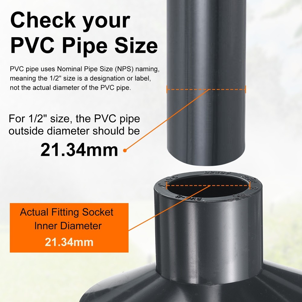 2pcs Reduce Coupling 2 x 1/2" Increaser/Reducer Coupling Pipe Fitting