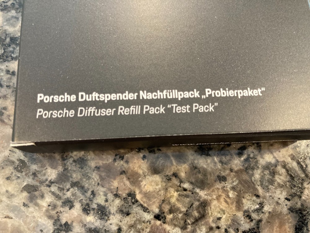 PORSCHE DESIGN ASSORTED 3~PACK REFILL FOR THEIR 911ish CAR AIR DIFFUSER/HOLDER