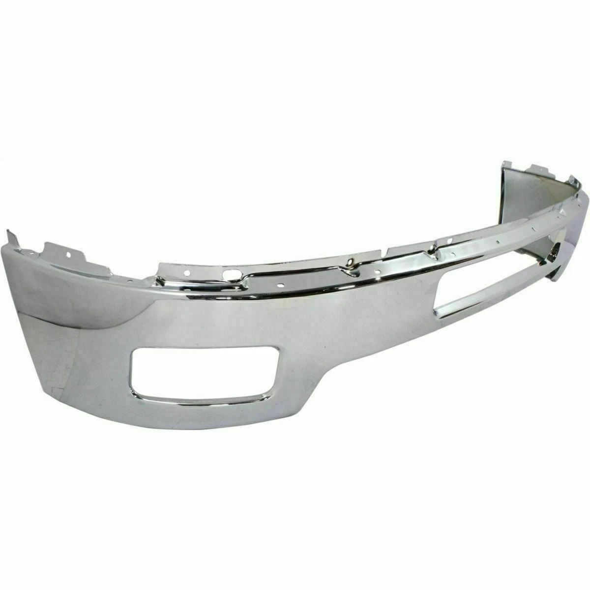 Front Bumper Chrome Steel Kit With Brackets For 2011-2014 Silverado 2500HD 3500