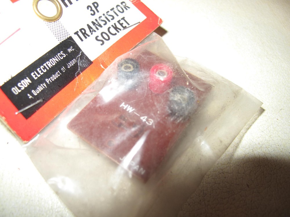 Transistor test socket Olson electronics HW 43 Ham Radio