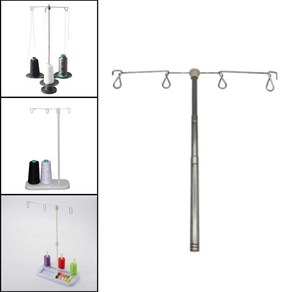 Telescopic Thread Stand Thread Spool Holder Adjustable for Sewing Machine