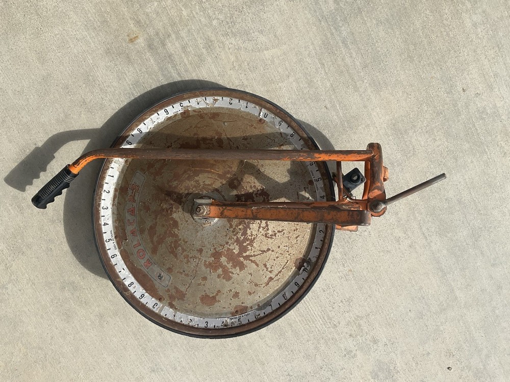 Vintaga measuring wheel counter