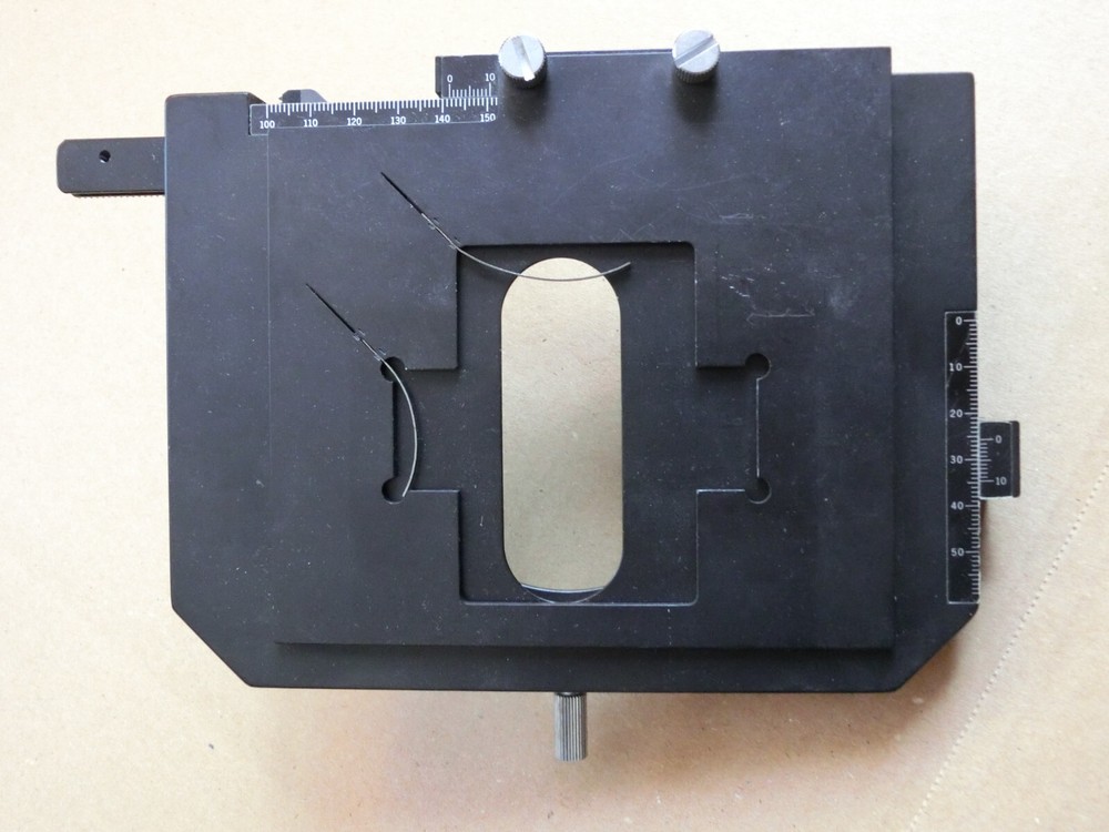 Olympus Microscope BH2  XY Sample Stage used for FTIR Microscope SpectraTech