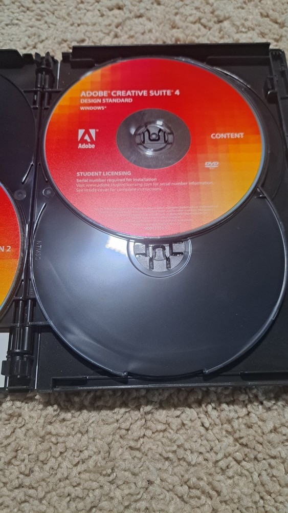 Adobe Creative Suite 4 CS4 Design Standard For Windows Full Retai DVD Version