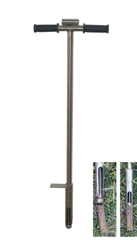 38mm Soil Probe Sampler with Sample Ejector StainlessSteel Gator Probe Step Tube