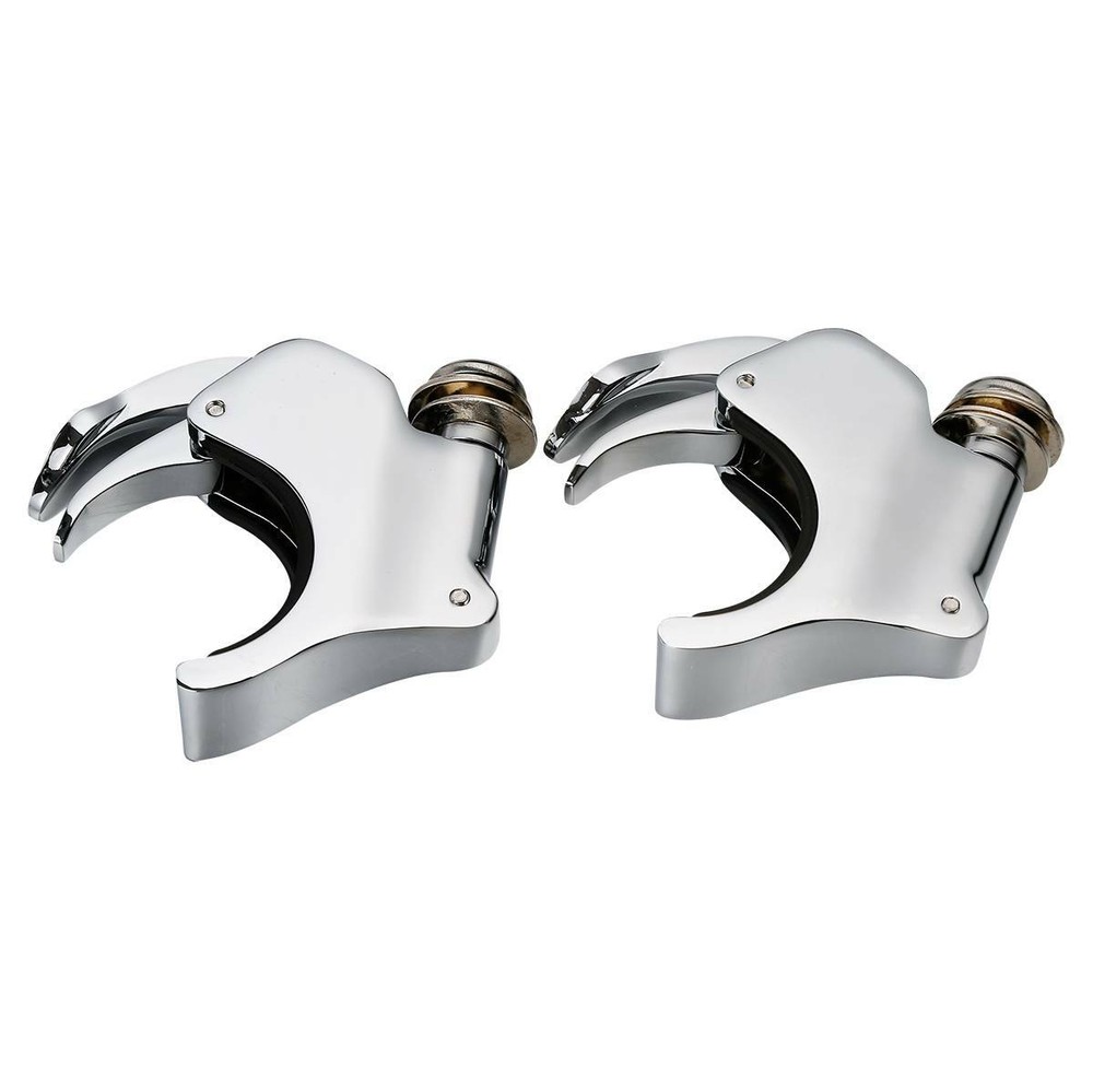 4X 41mm Fork Quick Release Windshield Clamps Fit For Harley Dyna Wide Glide