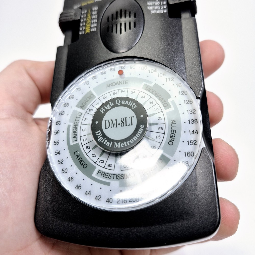 Intelli Multi-Function Metronome DM-8LT Beat Rhythm Pitch Black