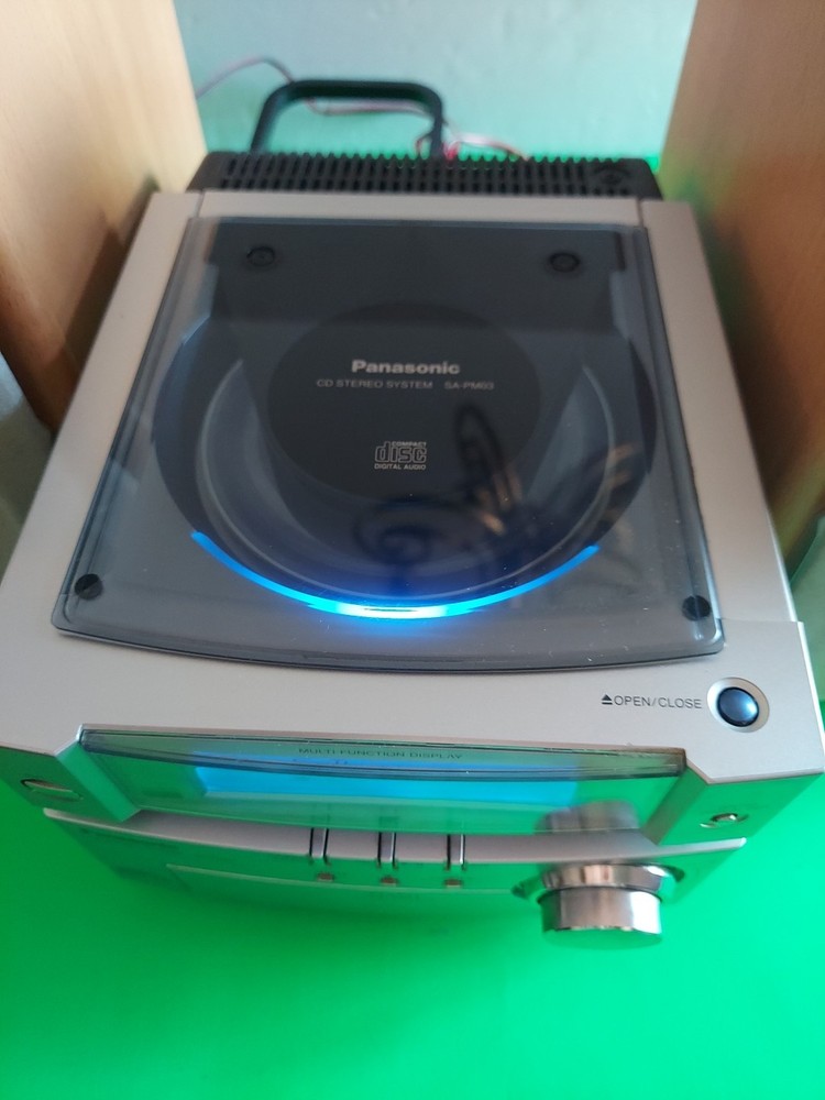 PANASONIC SA-PM03 Stereo System With Sound Virtualizer & Multi-Function Display