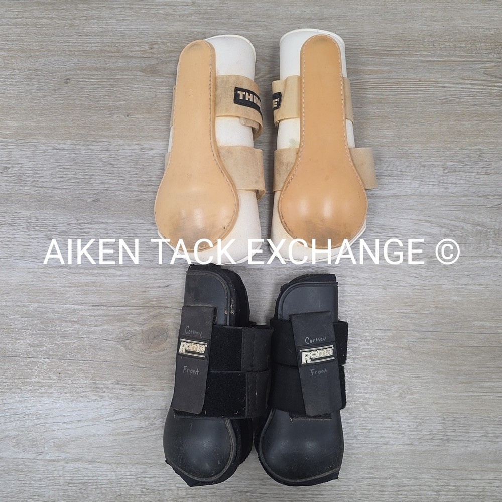 BARGAIN BUNDLE: Roma Open Front Tendon Boots & ThinLine (Read Description)