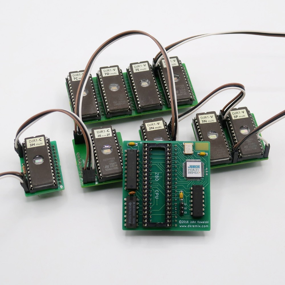 Double Donkey Kong Multi Remix multi-game kit for Donkey Kong Junior arcade PCB