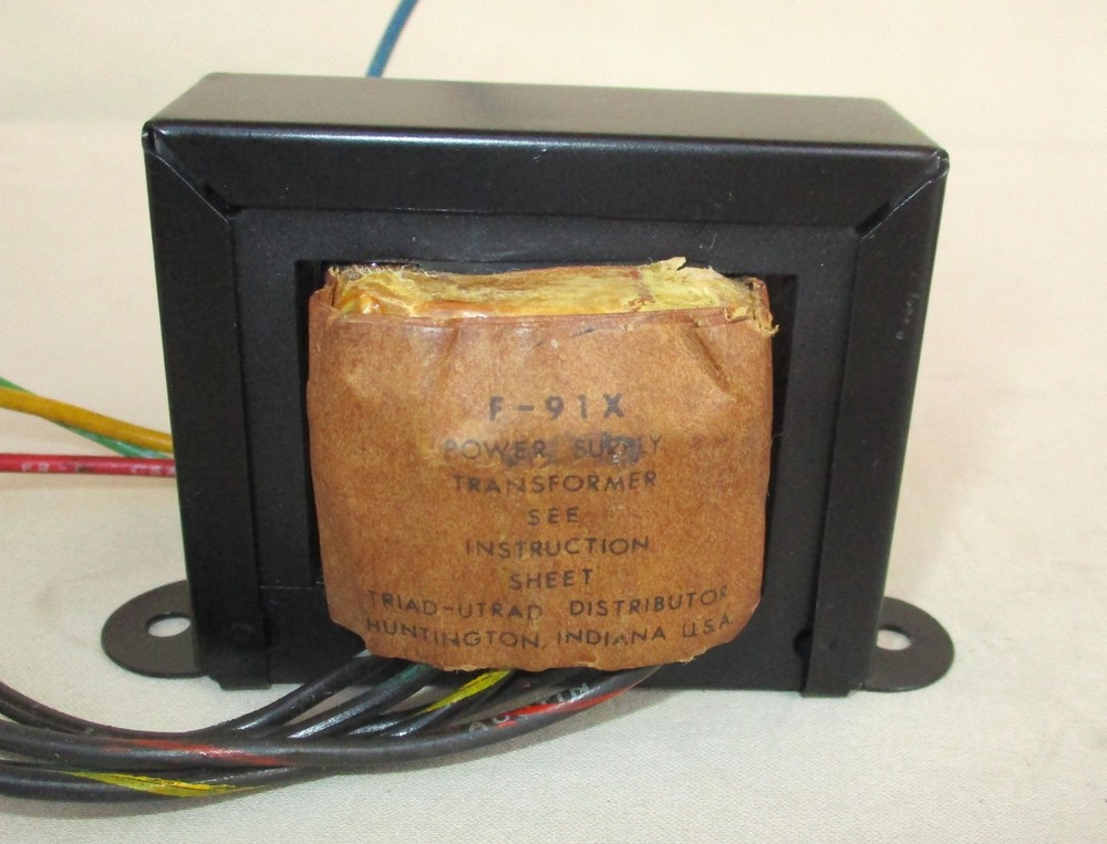 Triad Model F-91X Multiple Primaries & Secondaries Power Transformer Tested NOS
