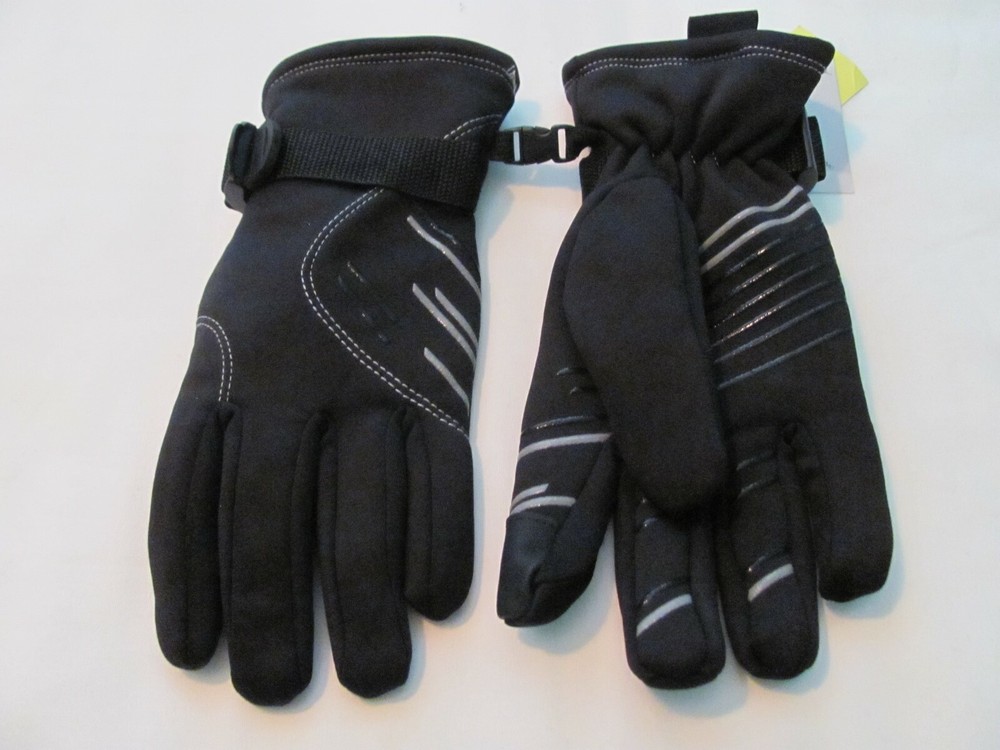 NWT SZ S-M XERSION 3M THINSULATE INSULATION / ISOLANT BLACK MEN'S GLOVES