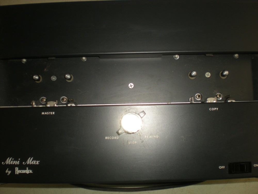 Vintage Recordex Mini Max Cassette Tape Copier - Runs