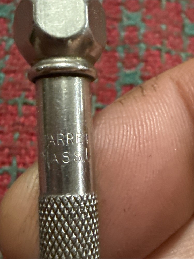 L. S. STARRETT Scribe JEWELER SCREWDRIVER - REMOVABLE BIT 🇺🇸