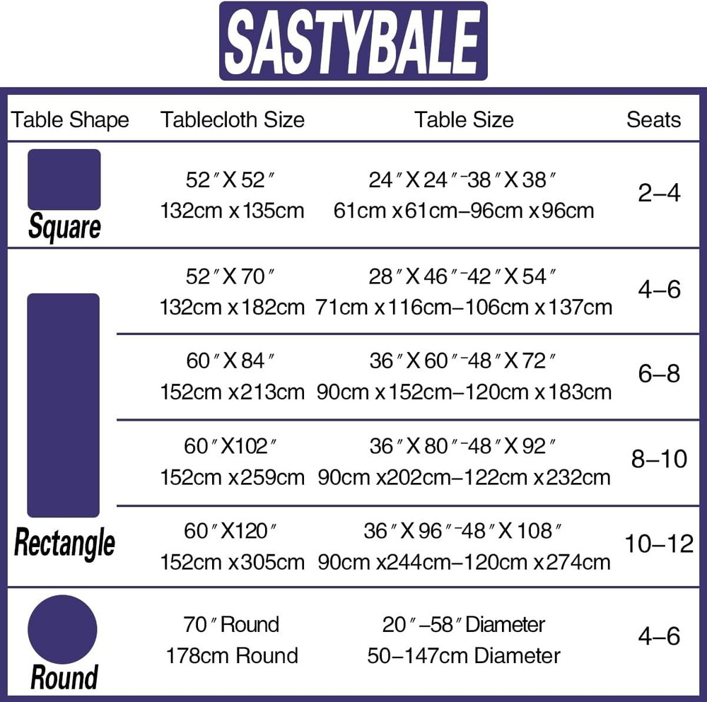 SASTYBALE Blue and White 70 x 52 (Rectangular), Porcelain