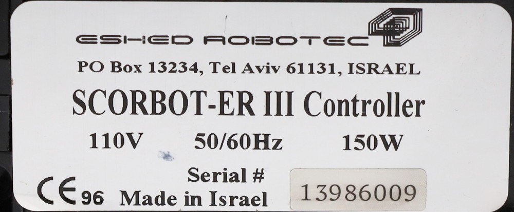 Eshed Robotec SCORBOT-ER III Controller