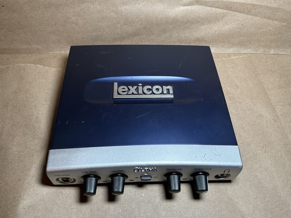 Lexicon Alpha Multi-Channel Desktop Recording Studio LEXALPHAV | Device Only