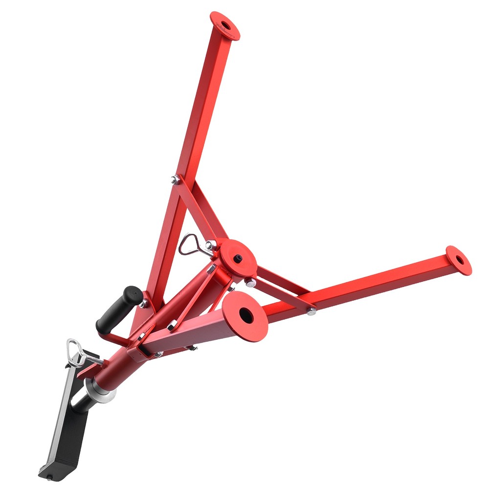 Adjustable Roller Support Stand 2500lbs 27.6-52in Height Steel Workshop Tool