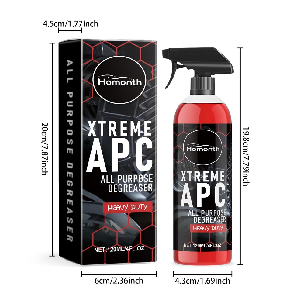 Advanced Car Cleaner - Multi-Surface Stain Remover for Fabrics and Wheels