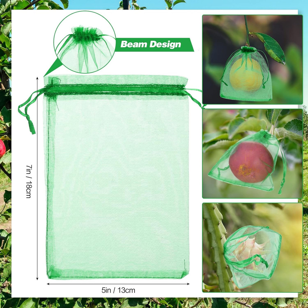 100 bolsas protectoras para frutas
