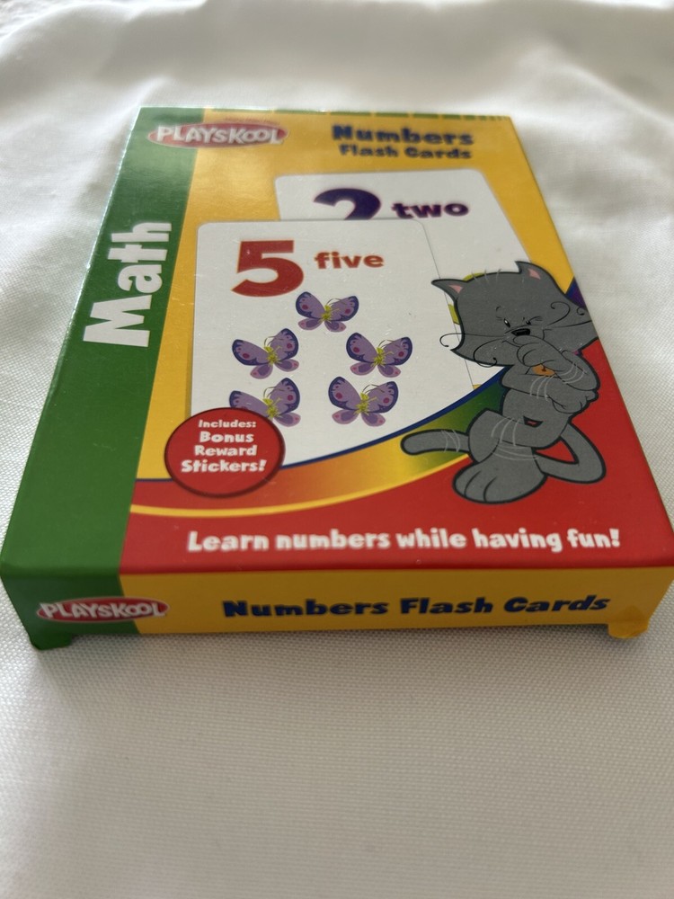 Playskool Pre K-K Numbers Flashcards