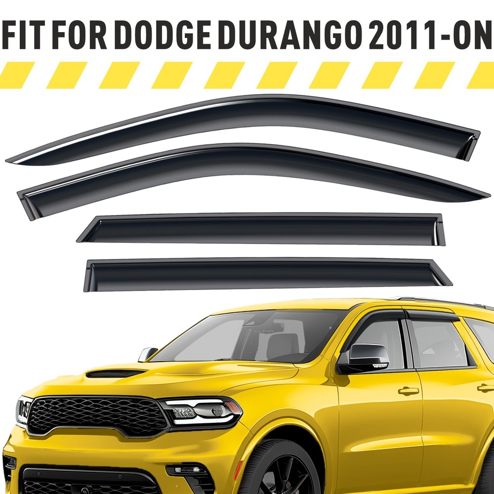 Rain Guards Vent Visors Shade for 2011-2025 Dodge Durango