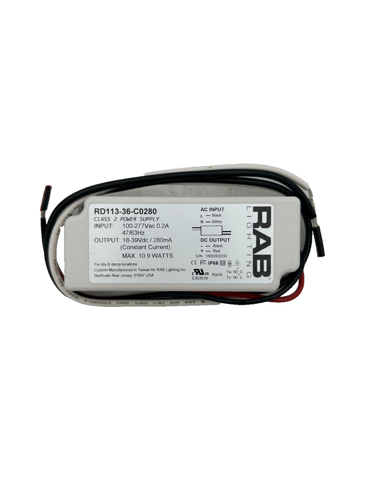 Rab Lighting RD113-36-C0280 Class 2 Power Supply