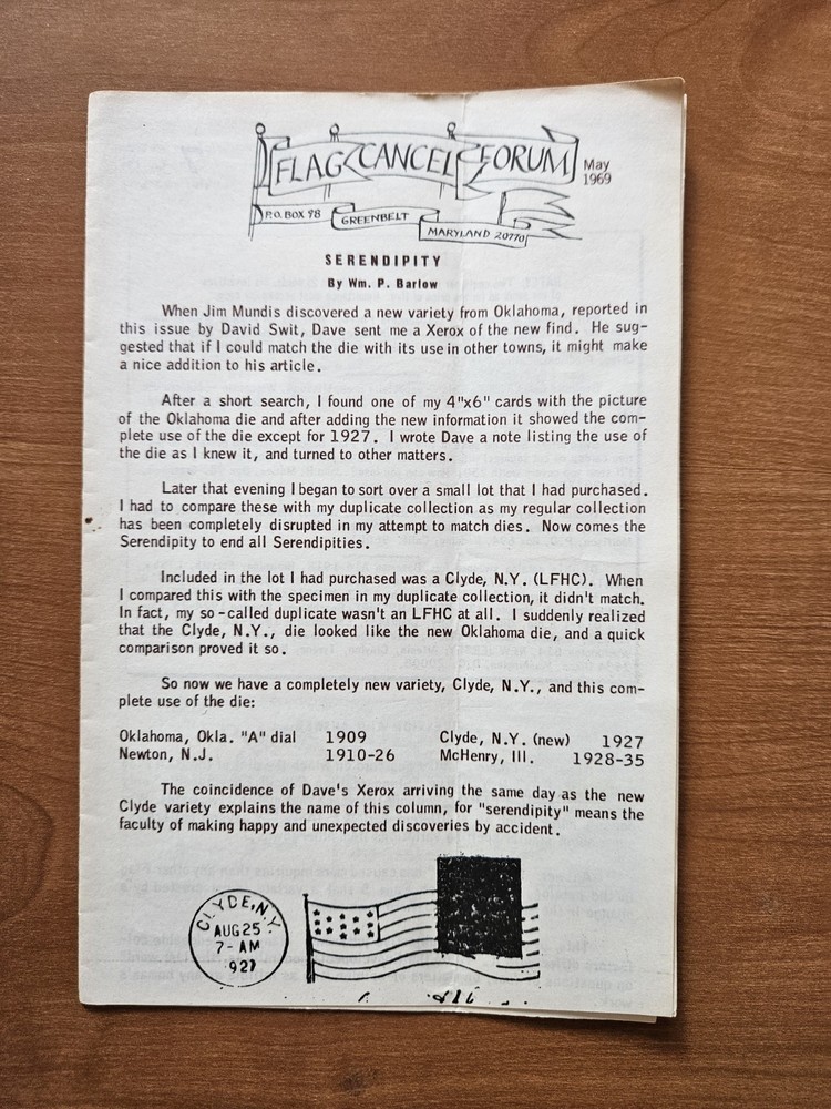 Five Issues Of Flag Cancel Firum 1968
