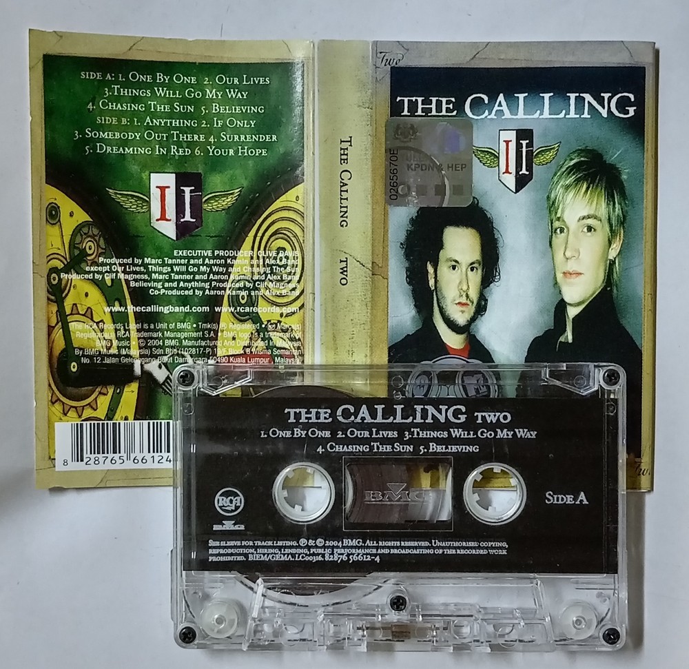 The Calling Two ll 2004 BMG Malaysia Cassette Tape