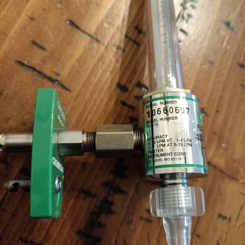 Timeter Instruments TLO-15 Ultra-Flow Oxygen Flowmeter, C1