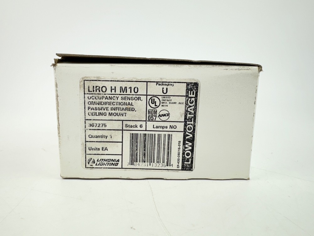Lithonia Lighting LIRO H M10 Occupancy Sensor Omnidirectional Passive IR