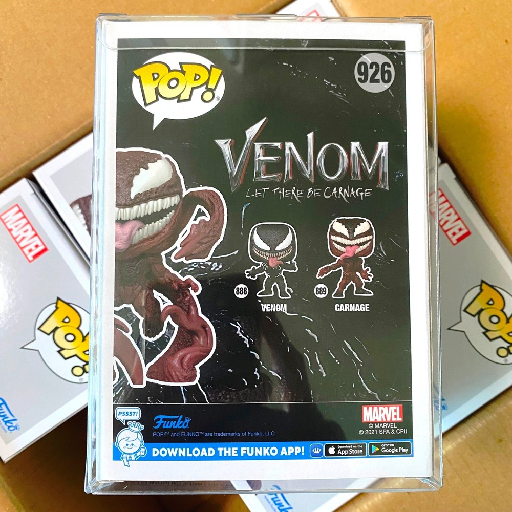 Funko Pop Venom : NYCC Share Exclusive : CARNAGE #926 Vinyl "Mint Box"