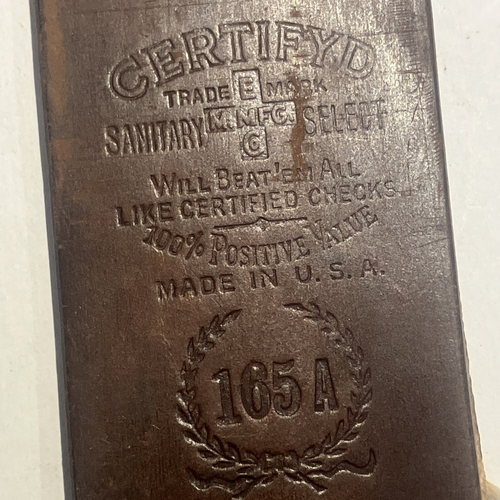 Russia Shell Leather Barber Strap Mint