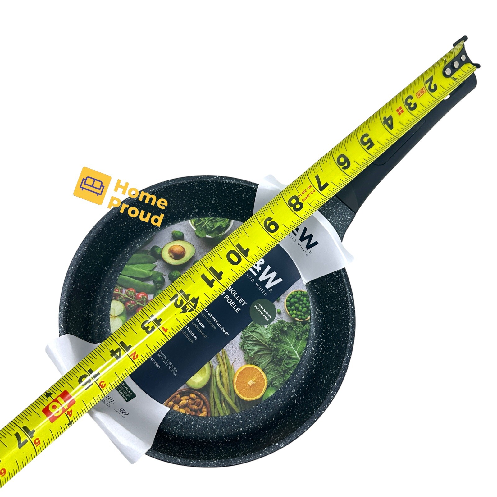 D&W Frying Pan Nonstick FRY Skillet 8 inch Deane&White Premium Kitchen Cookware