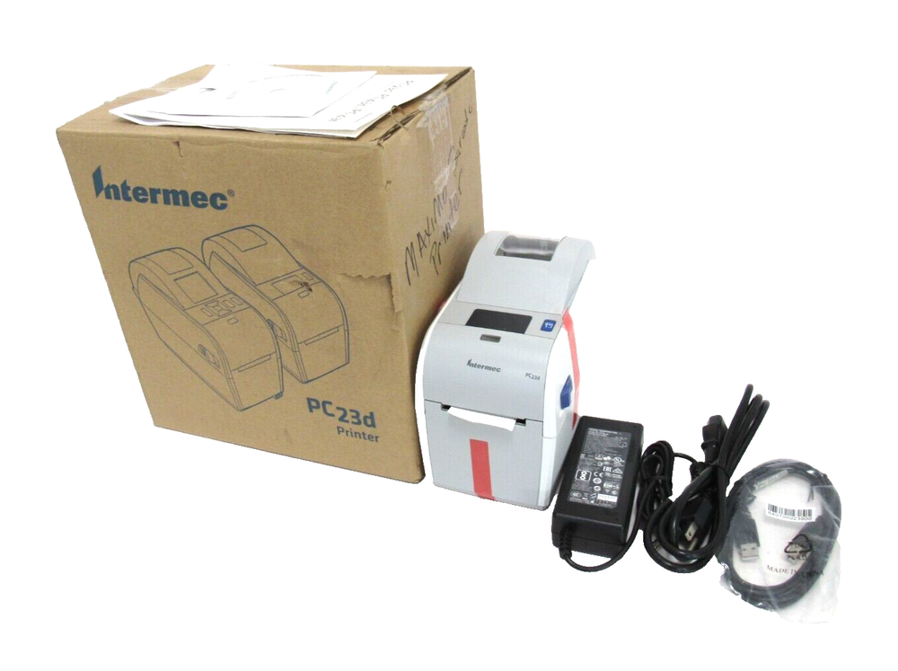 NEW INTERMEC PC23D THERMAL LABEL PRINTER PC23DA0100021