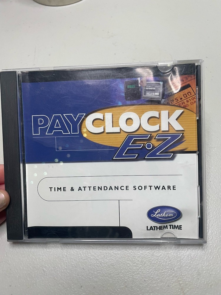 Pay Clock EZ Lathem Time Software